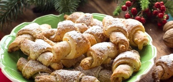 Творожные рогалики