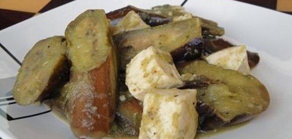 Баклажаны со специями и Тофу ! ! !