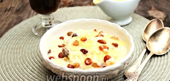 Рисовая каша на сгущённых сливках