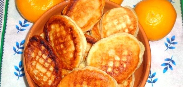 Лимонные оладьи
