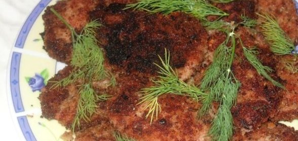 Крокеты картофельные отварные со свиным салом