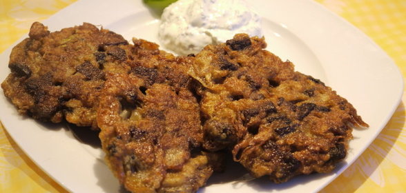 Оладьи из рубленной печени