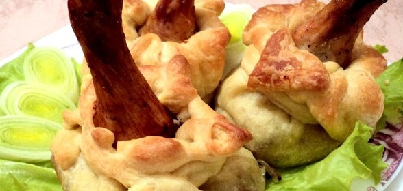 Куриная голень в тесте