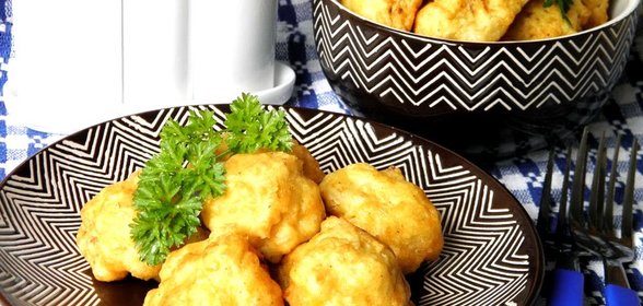 Цветная капуста в кляре с сыром