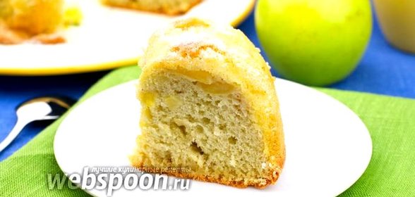 Шарлотка с яблоками