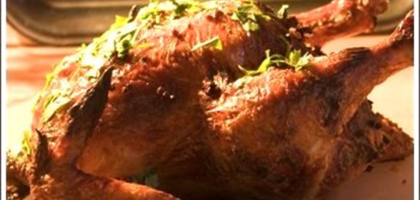 Курица фаршированная фаршем