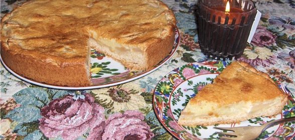 Пирог Яблоки в сметане (вариант)