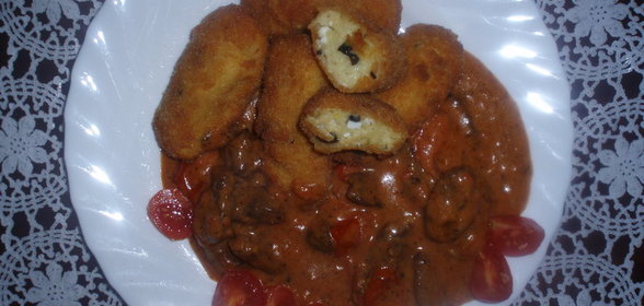 Крокети с маслинами