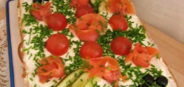 бутербродный торт- 2