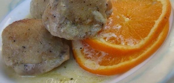 курочка в сливочно-апельсиновом соусе