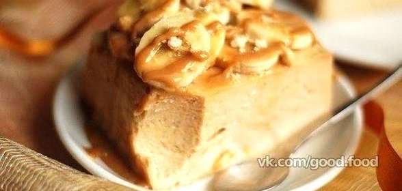 Банановый чизкейк без теста