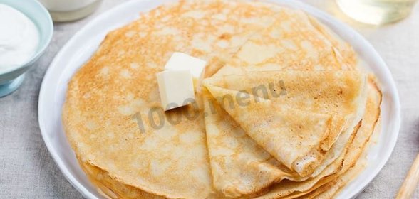 Тонкие блины на кислом молоке