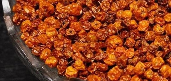 Черноплодная рябина на зиму