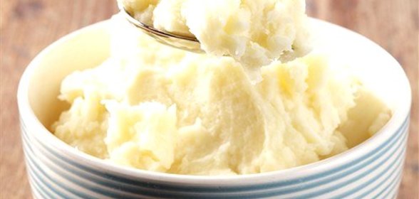 Картофельное пюре с трюфельным маслом и маскарпоне