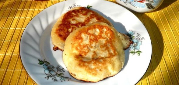 Оладьи с манкой на ряженке