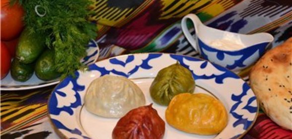 Манты разноцветные