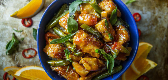 Курица в апельсиновом соусе