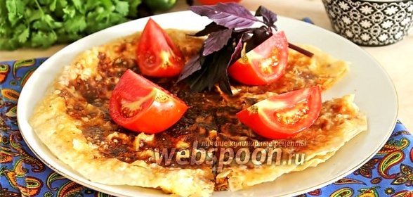 Пирог из лаваша на сковороде
