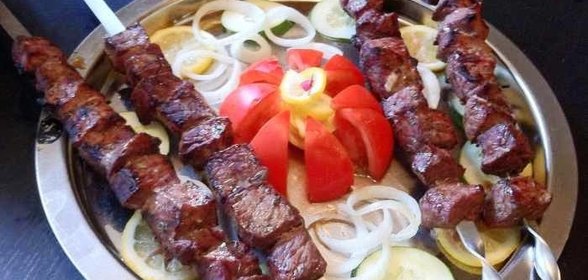 Шашлык из телятины по-азербайджански