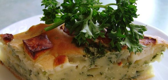 Feta - запеканка ароматная с петрушкой и базиликом