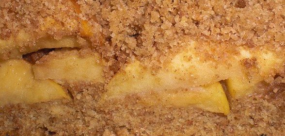 Яблочный пирог из цельнозерновой муки