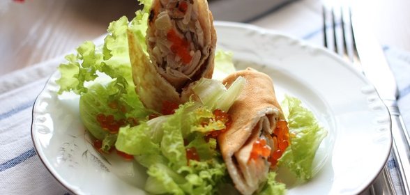 Рулетики с начинкой из курицы и риса «АКВАТИКА MIX» за 30 минут