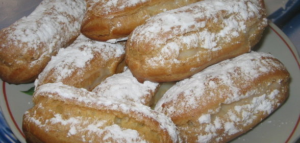 Эклеры с заварным кремом