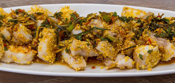 Хрустящий судак по-тайски за 15 минут