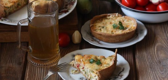 Запеканка-пирог с кабачками