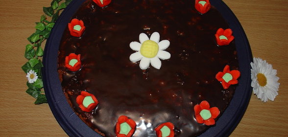 Французский шоколадный пирог „Tarte au chocolat