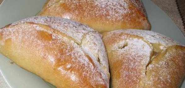 пирожки с творогом и ананасом