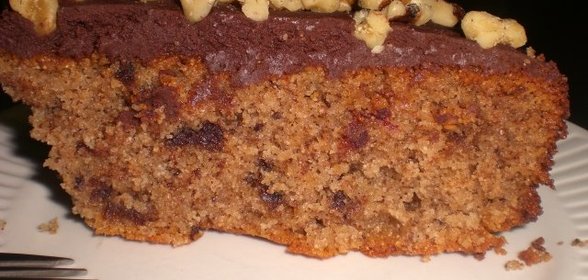 Сирийский манно-ореховый торт с шоколадом и финиками