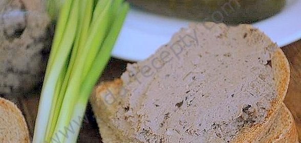 Паштет из печени с черносливом