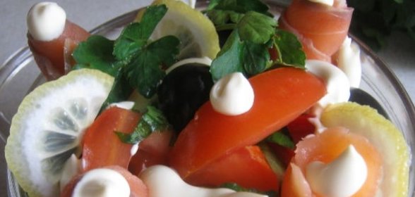 Салат Норвежский с семгой