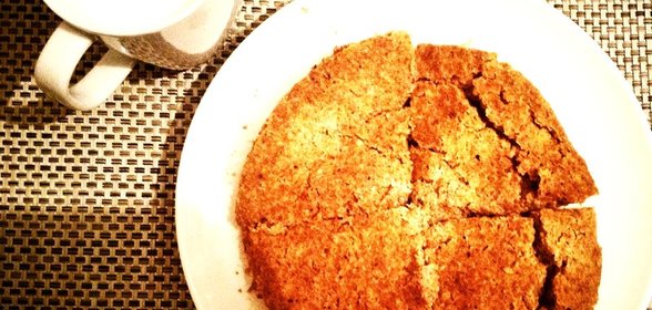 Низкокалорийный творожный пирог с отрубями и клетчаткой