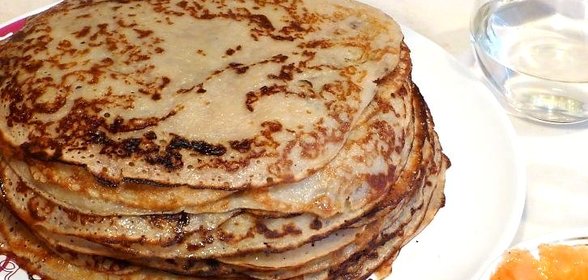 Постные блины из гречневой муки