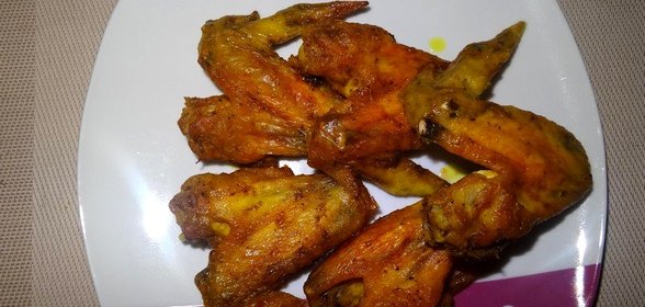 Куриные крылышки в майонезе