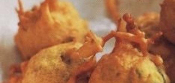 Жаренная брокколи с кукурузой и грибами