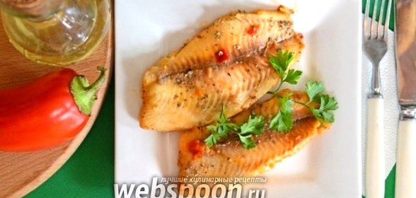 Тилапия в томатном соусе с майораном