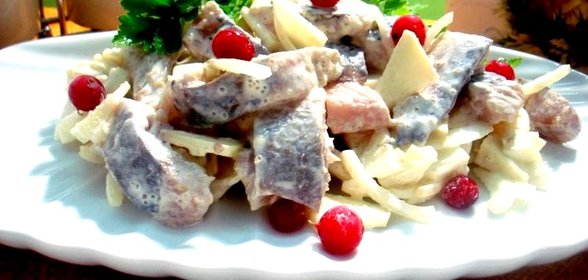 Сельдь в сметане