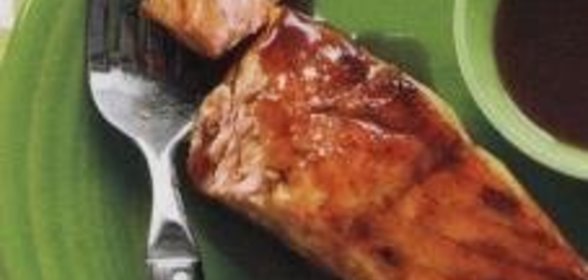 Семга под сладким соусом