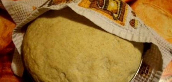 Дрожжевое тесто с ржаной мукой