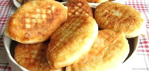 Быстрое тесто на пирожки жареные