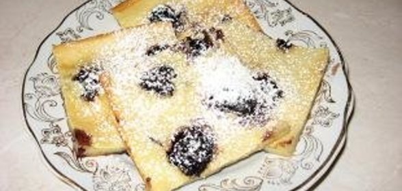 Клафути с черешней