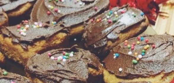 Печенье с шоколадной глазурью