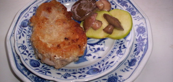 Салат из языка с орехами