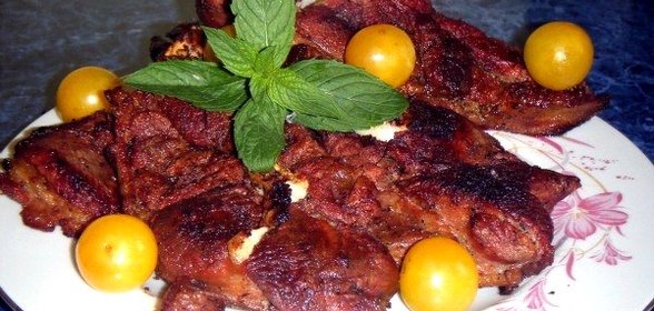 Алыча с мясом