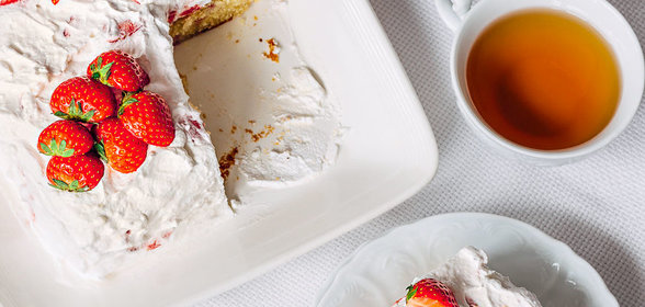 Клубничный торт