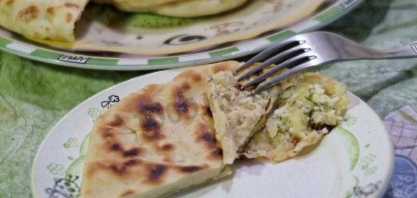 Хичины с адыгейским сыром