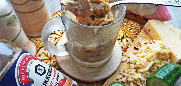 Омлет в кружке за пару минут